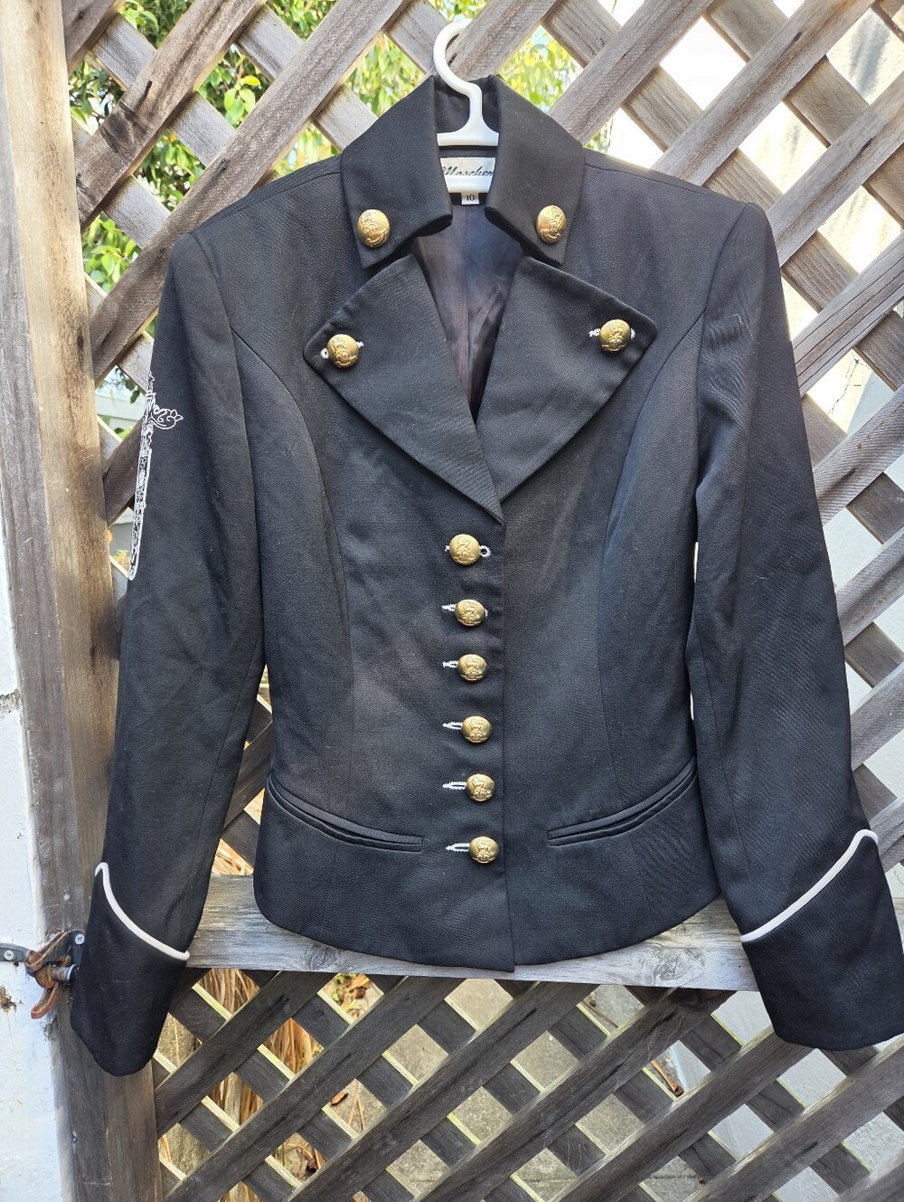 Vintage Moschery Blazer – Royal Lion Buttons–Tailored- Size Vtg 10